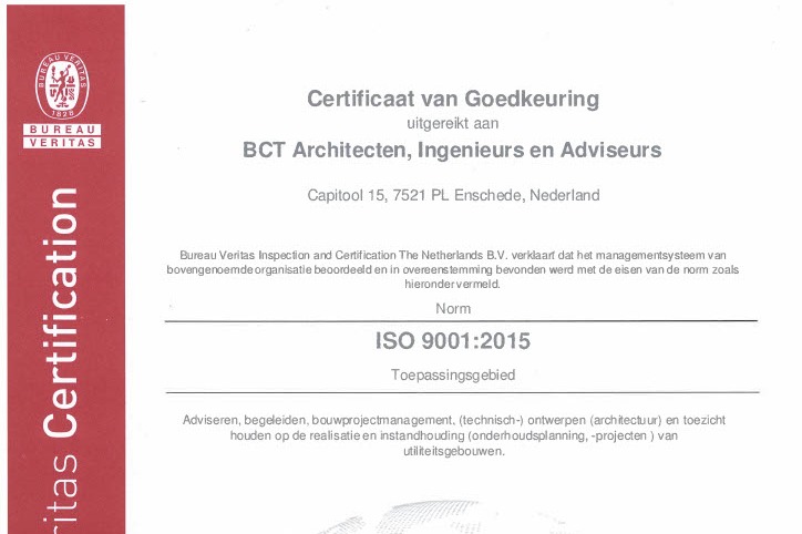 Hercertificering ISO 9001:2015